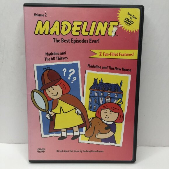 Set 2 DVD Madeline's Adventures 4 Episodes Pirates Gypsies 40 Thieves New House - Picture 6 of 9